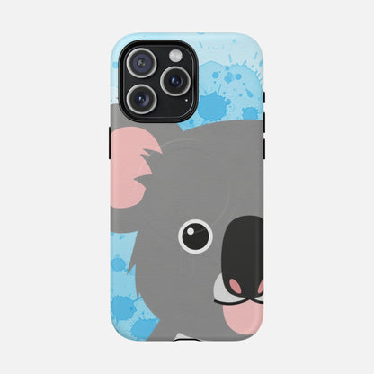 Cute Cartoon Koala iPhone Case — Tough Magnetic | MagSafe Compatible