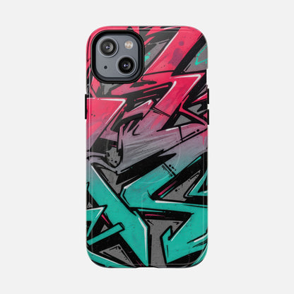 Graffiti Street Art Tough Magnetic Phone Case iPhone 14 Plus Glossy Phone Case