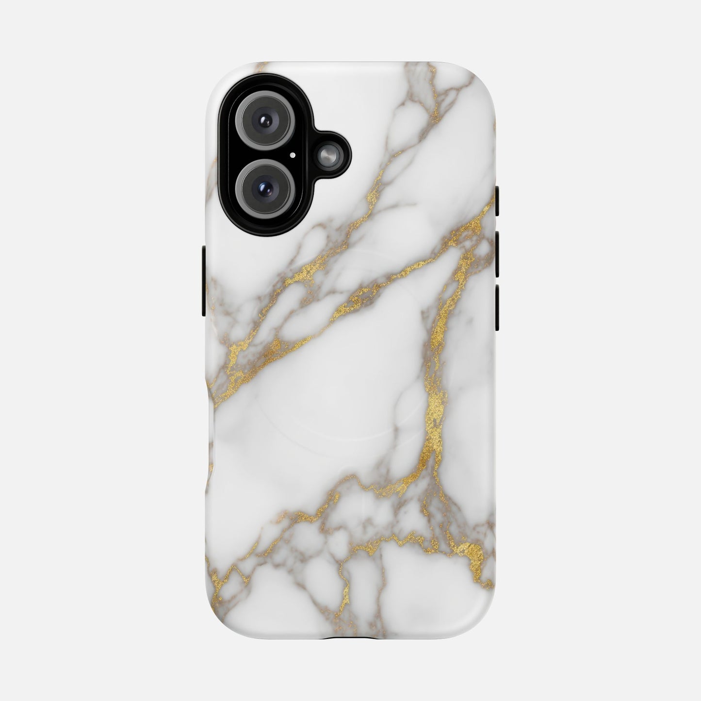 Marble Gold iPhone Case — Tough Magnetic | MagSafe Compatible