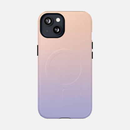 Gradient With Rose Gold to Lavender iPhone Case — Tough Magnetic | MagSafe Compatible