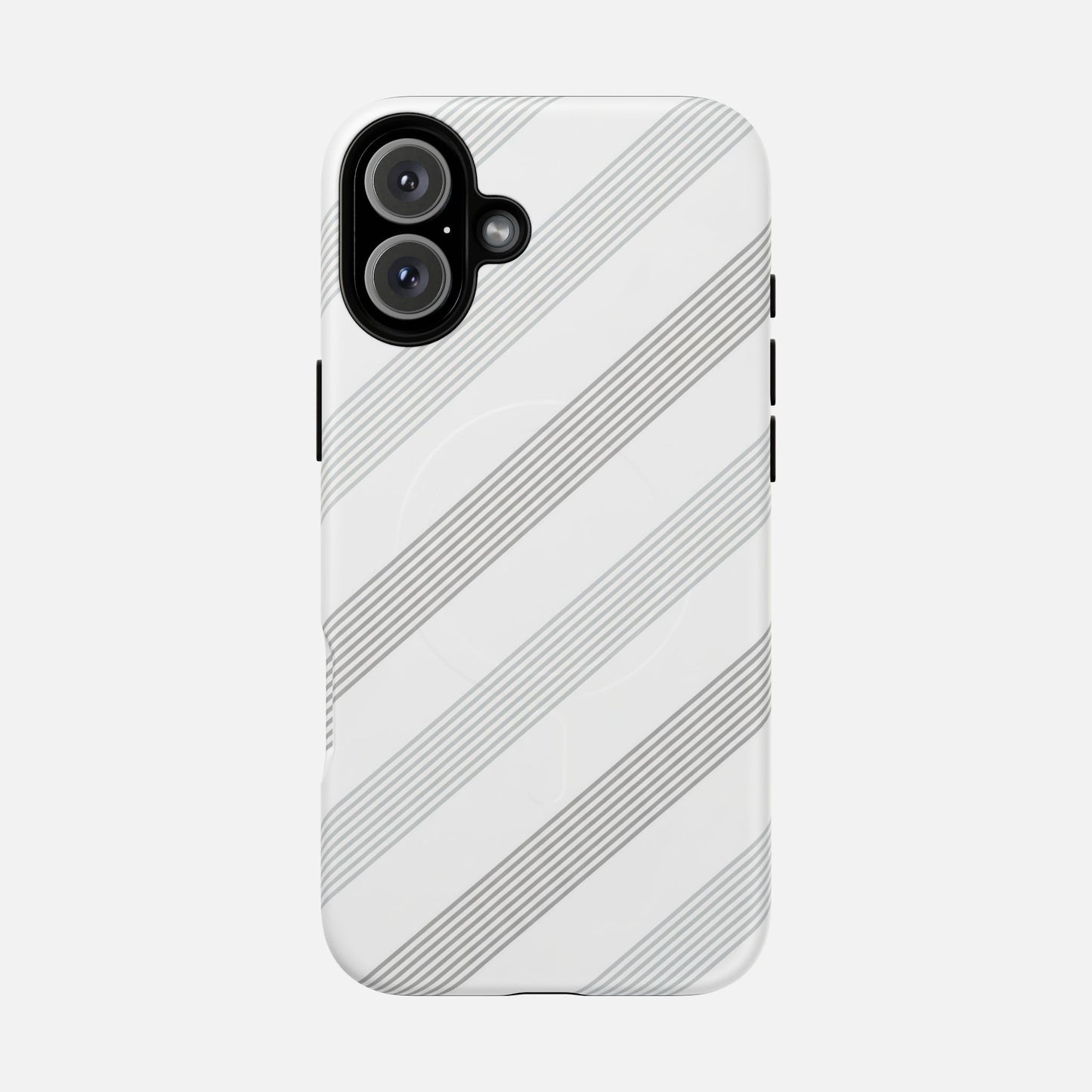 Minimal Diagonal Stripe iPhone Case — Tough Magnetic | MagSafe Compatible