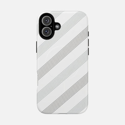 Minimal Diagonal Stripe iPhone Case — Tough Magnetic | MagSafe Compatible