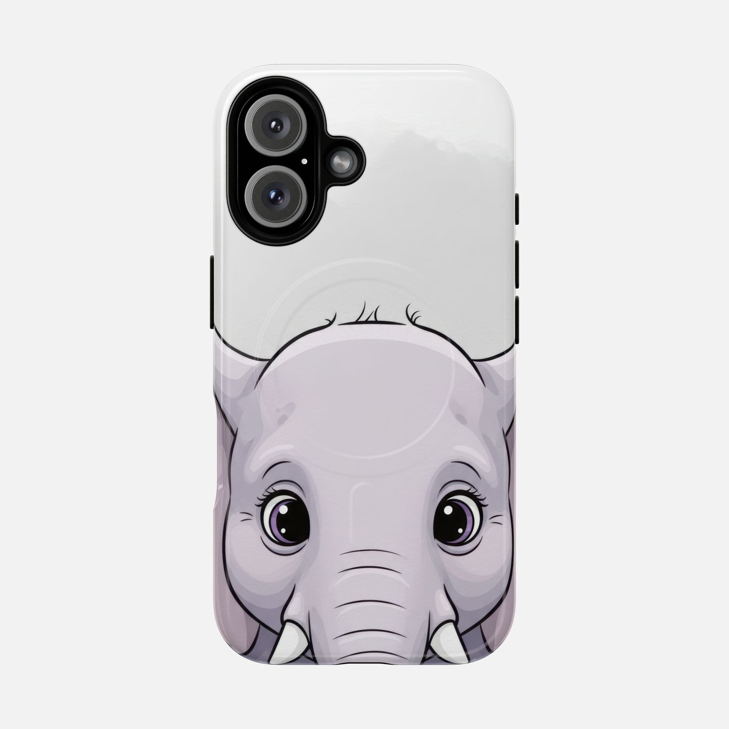 Cute Elephant iPhone Case — Tough Magnetic | MagSafe Compatible
