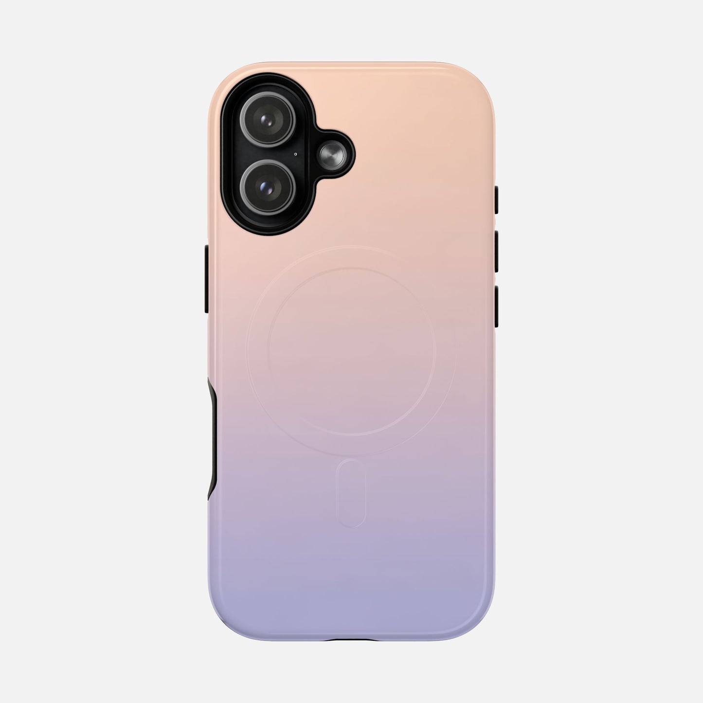 Gradient With Rose Gold to Lavender iPhone Case — Tough Magnetic | MagSafe Compatible