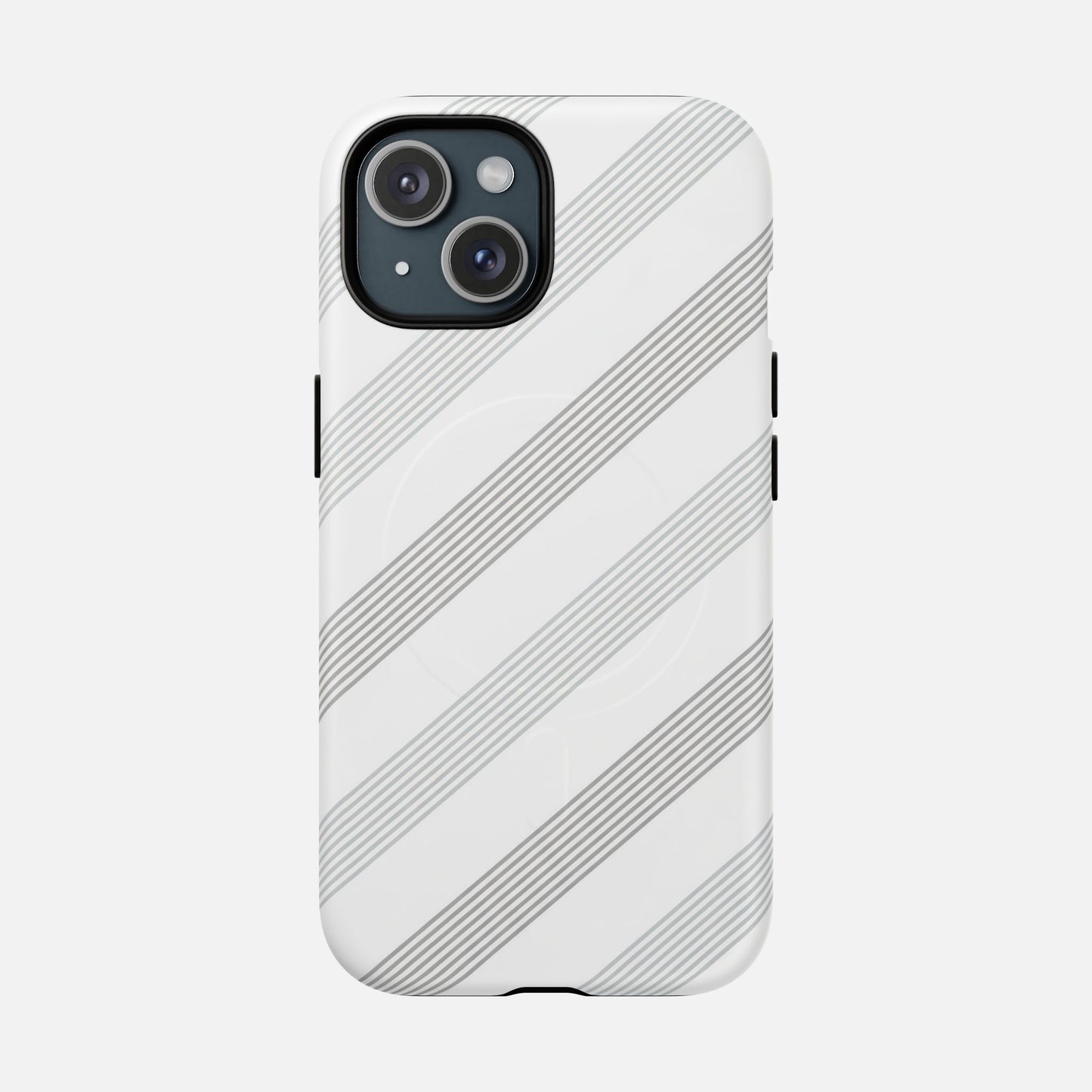 Minimal Diagonal Stripe iPhone Case — Tough Magnetic | MagSafe Compatible