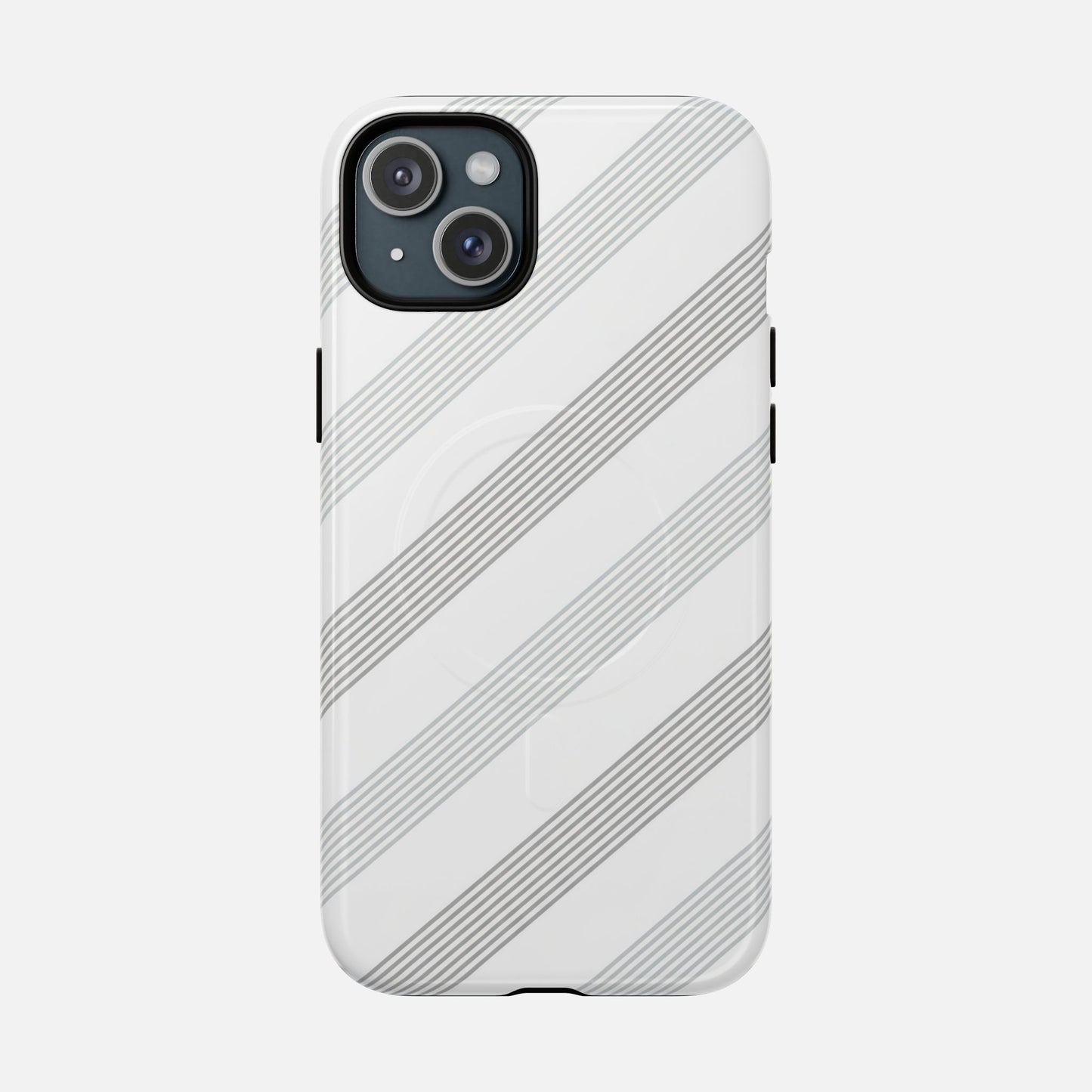 Minimal Diagonal Stripe iPhone Case — Tough Magnetic | MagSafe Compatible