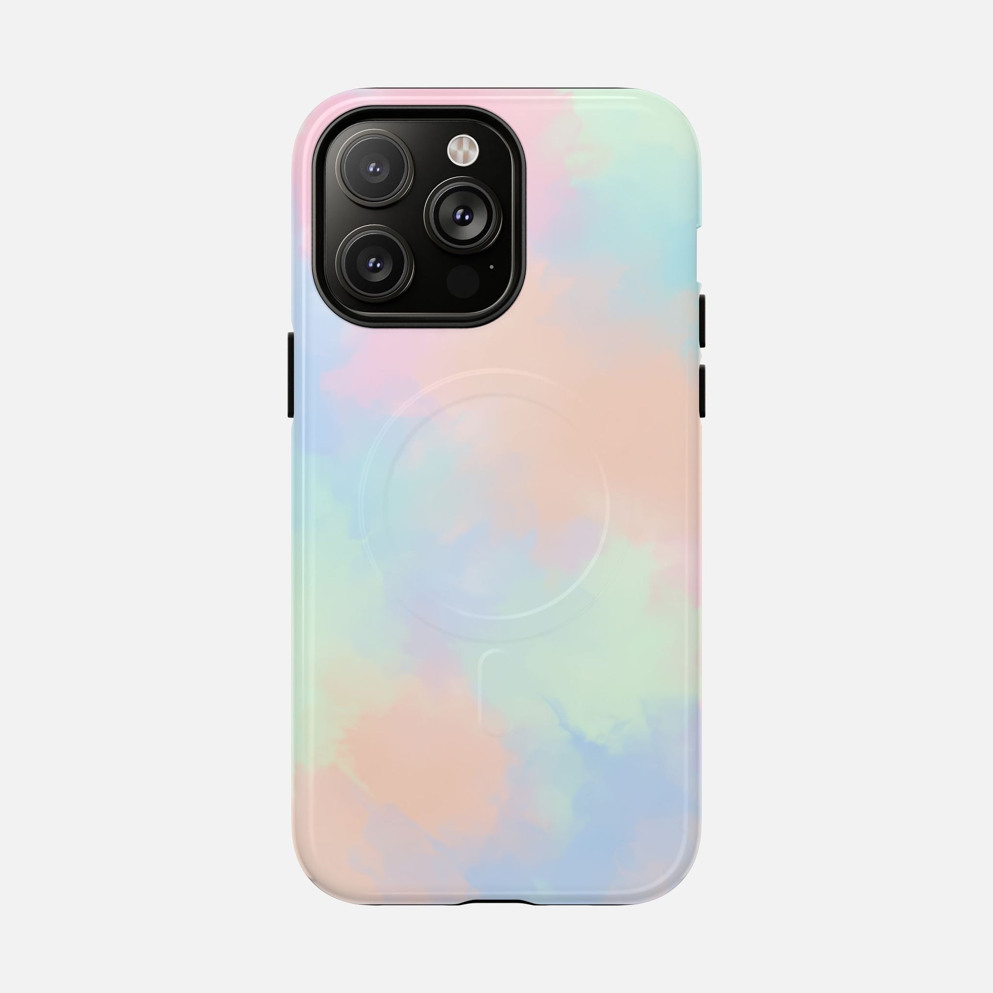 Pastel Watercolor Tough Magnetic Phone Case — Protective MagSafe Compatible Cover iPhone 14 Pro Max Glossy Phone Case