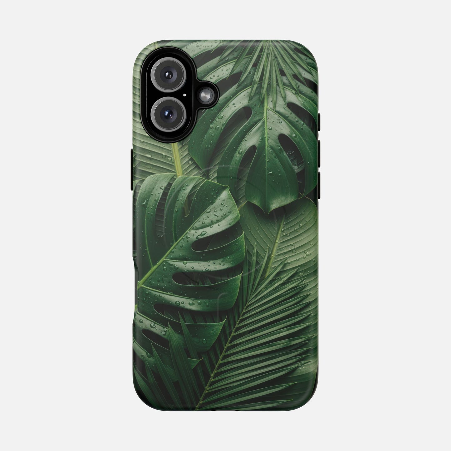 Tropical Monstera Magnetic Phone Case — Tough Protective iPhone Cover iPhone 16 Plus Matte Phone Case