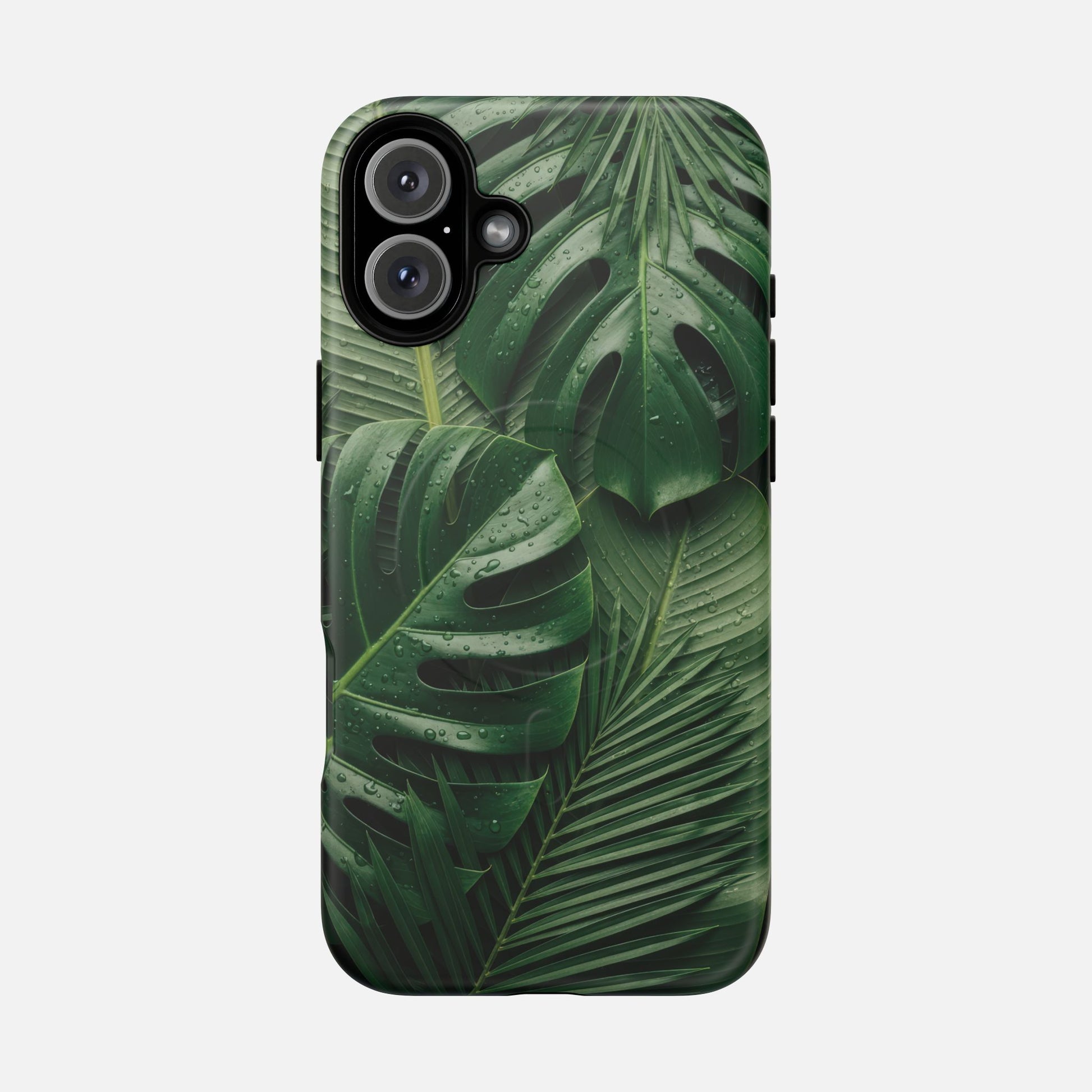 Tropical Monstera Magnetic Phone Case — Tough Protective iPhone Cover iPhone 16 Plus Matte Phone Case