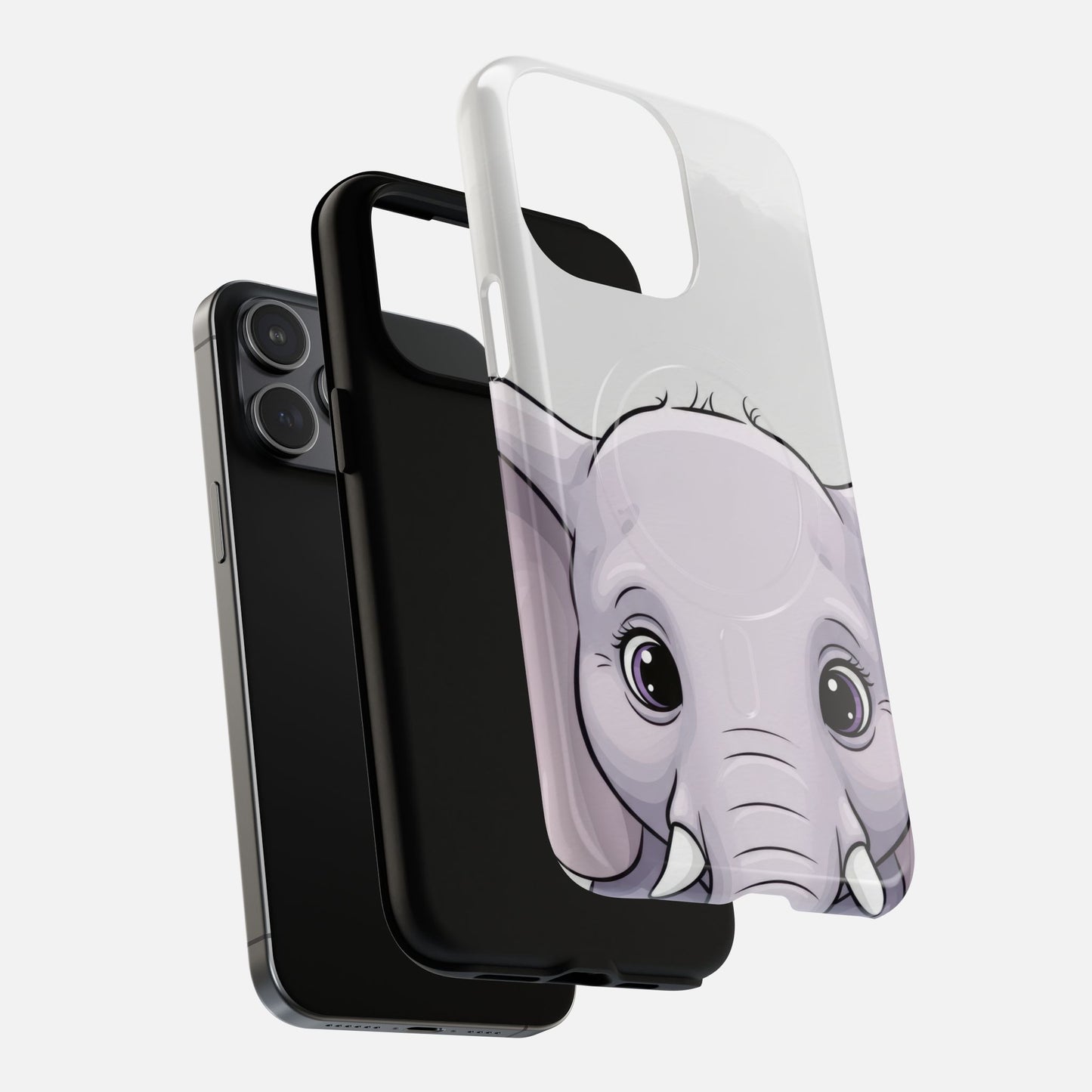 Cute Elephant iPhone Case — Tough Magnetic | MagSafe Compatible