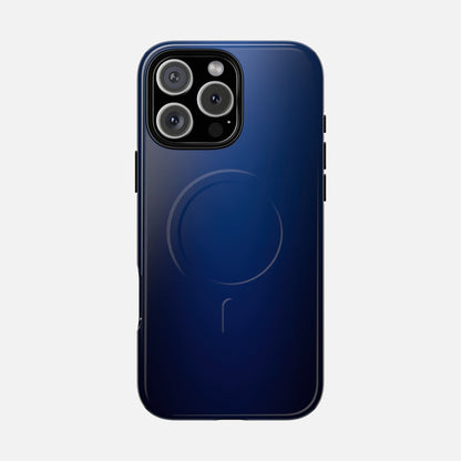 Smooth Dark Blue iPhone Case — Tough Magnetic | MagSafe Compatible