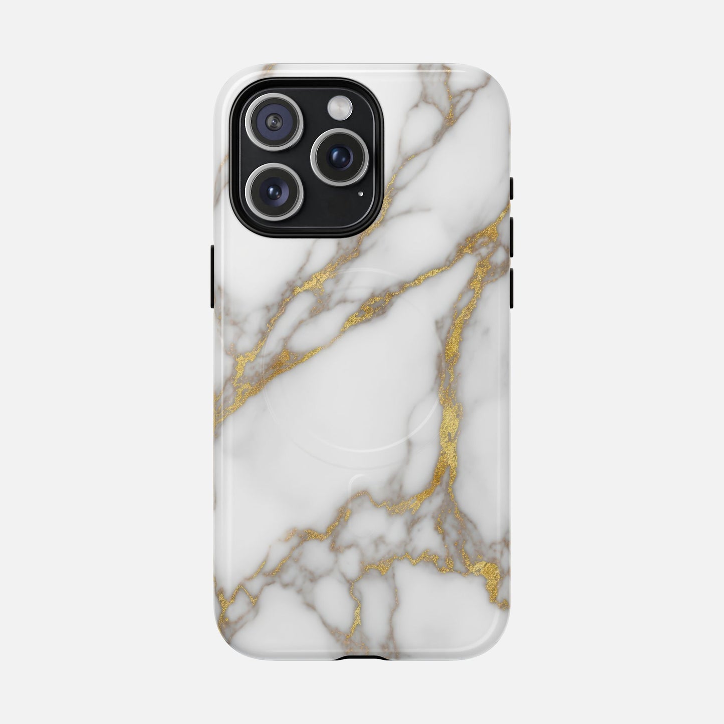 Marble Gold iPhone Case — Tough Magnetic | MagSafe Compatible