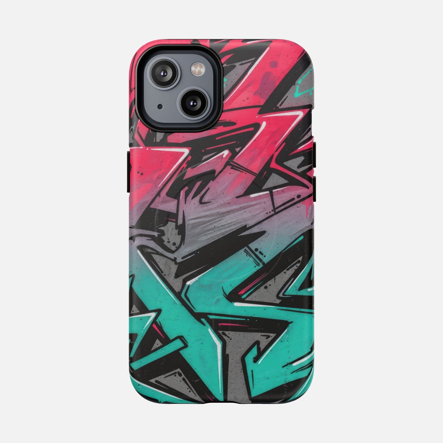 Graffiti Street Art Tough Magnetic Phone Case iPhone 14 Matte Phone Case