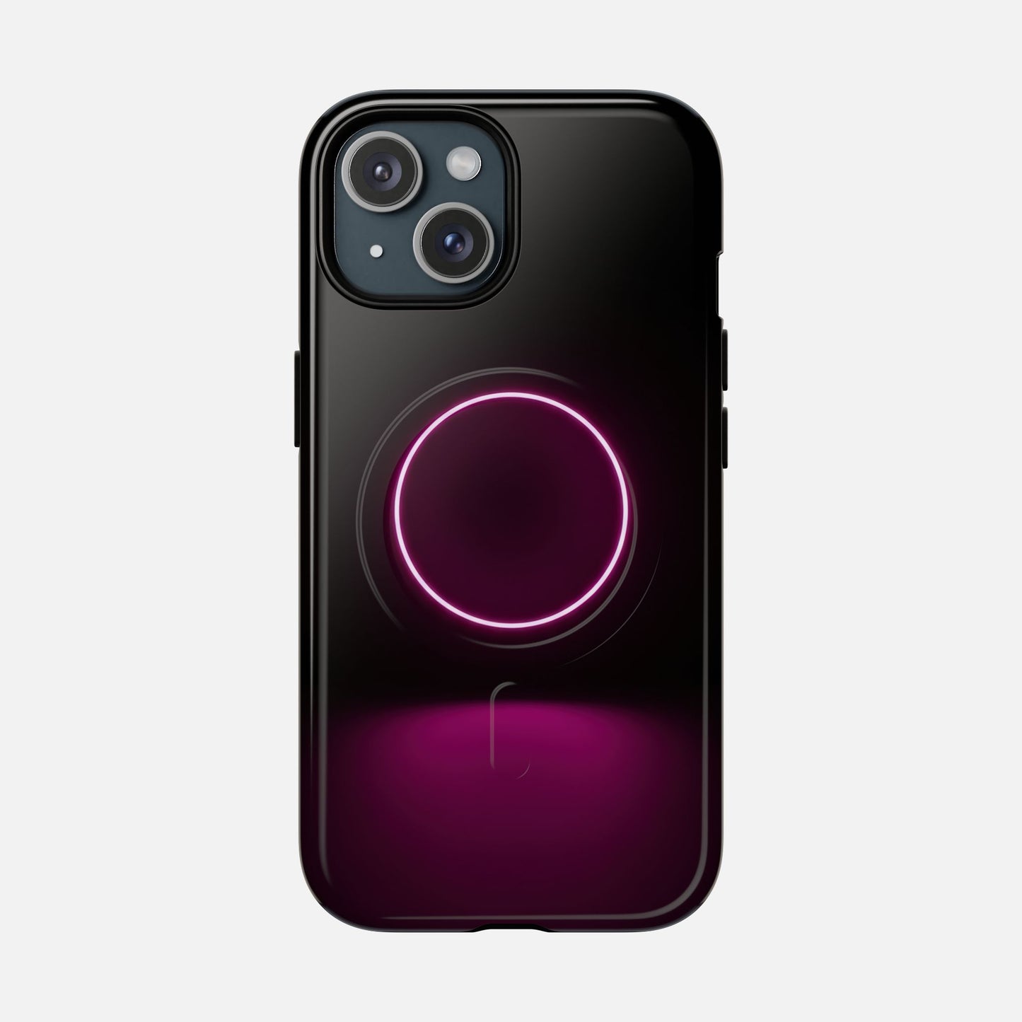 Neon Ring iPhone Case — Tough Magnetic | MagSafe Compatible