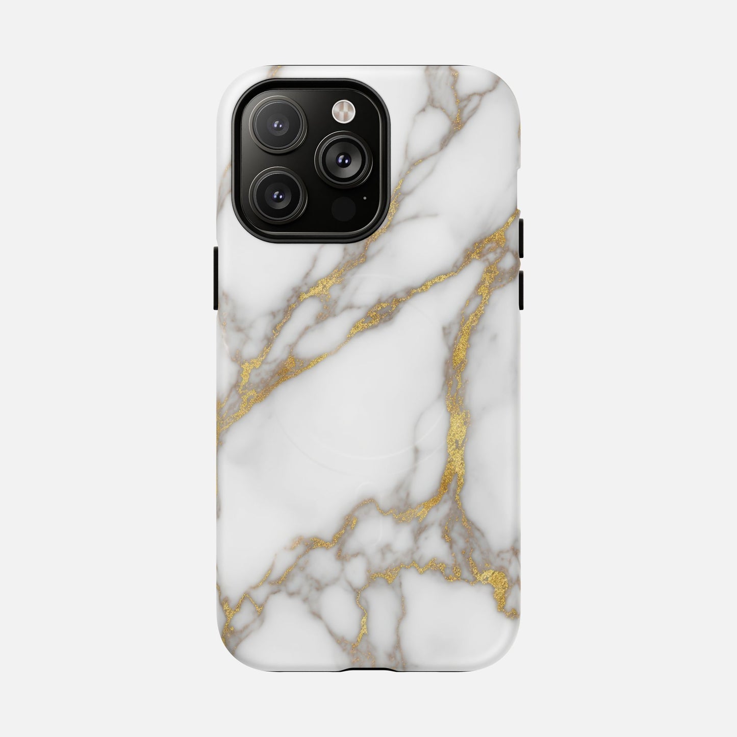 Marble Gold iPhone Case — Tough Magnetic | MagSafe Compatible