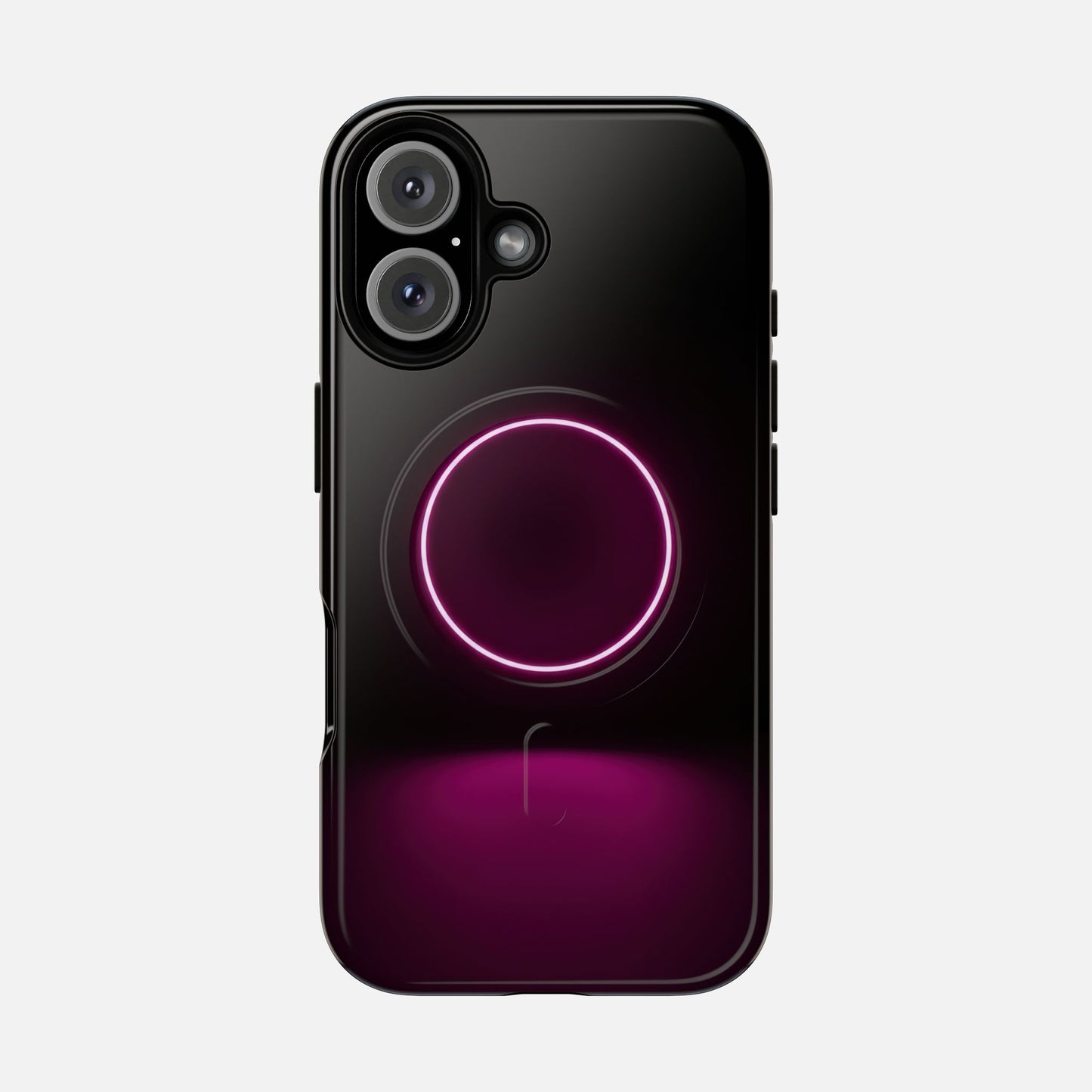 Neon Ring iPhone Case — Tough Magnetic | MagSafe Compatible