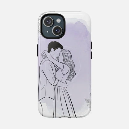 Romantic Couple iPhone Case — Tough Magnetic | MagSafe Compatible