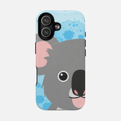 Cute Cartoon Koala iPhone Case — Tough Magnetic | MagSafe Compatible