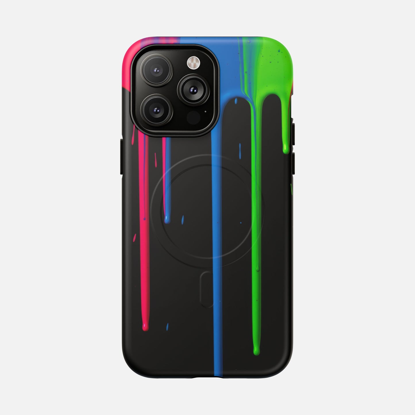 Neon Drip iPhone Case — Tough Magnetic | MagSafe Compatible