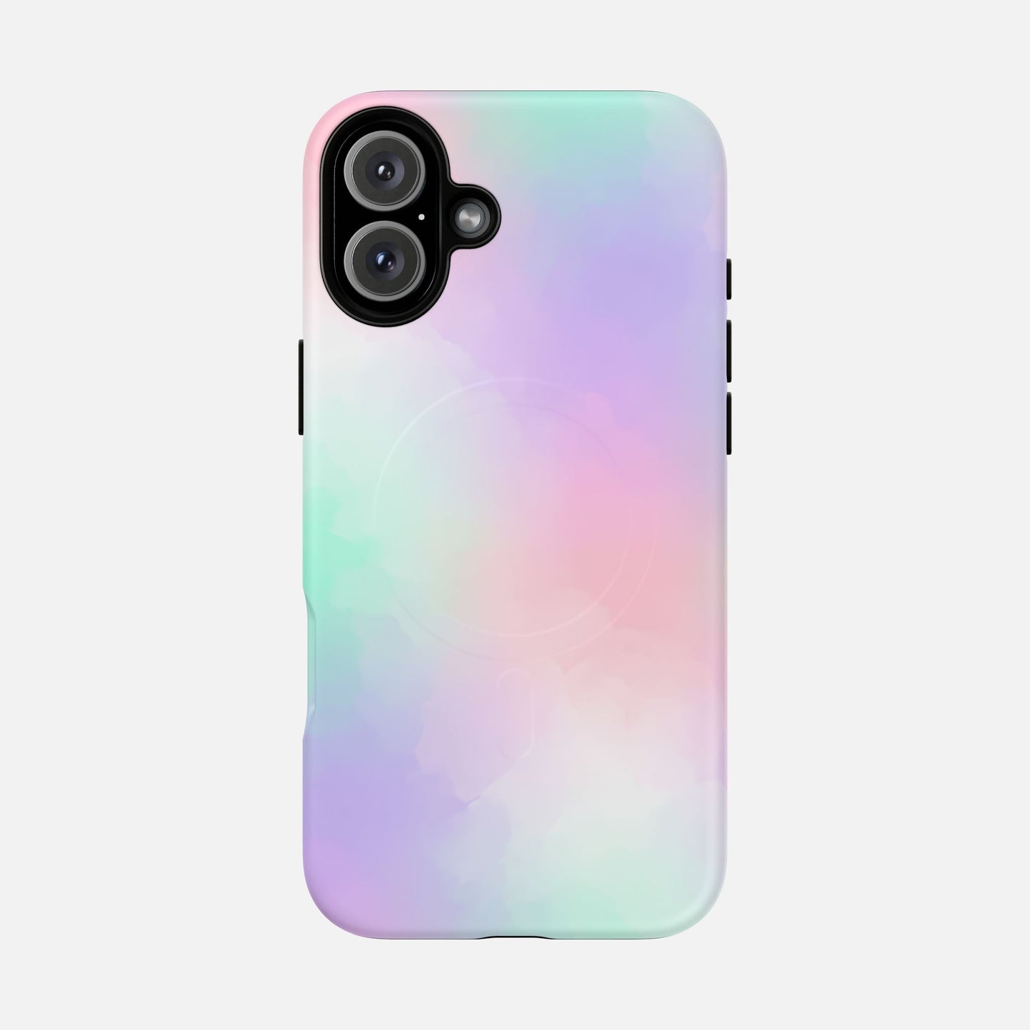 Pastel Gradient Soft Pink, Mint & Lavender iPhone Case — Tough Magnetic | MagSafe Compatible