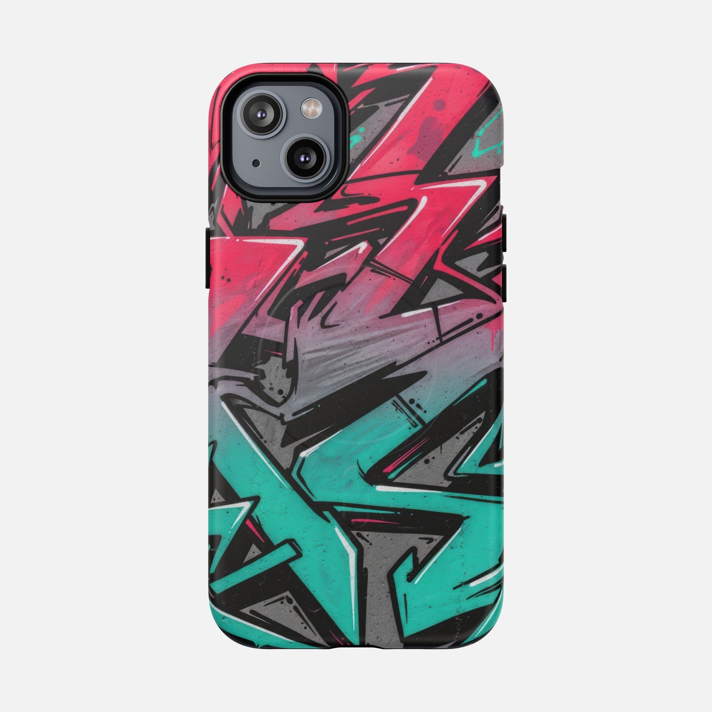 Graffiti Street Art Tough Magnetic Phone Case iPhone 14 Plus Matte Phone Case