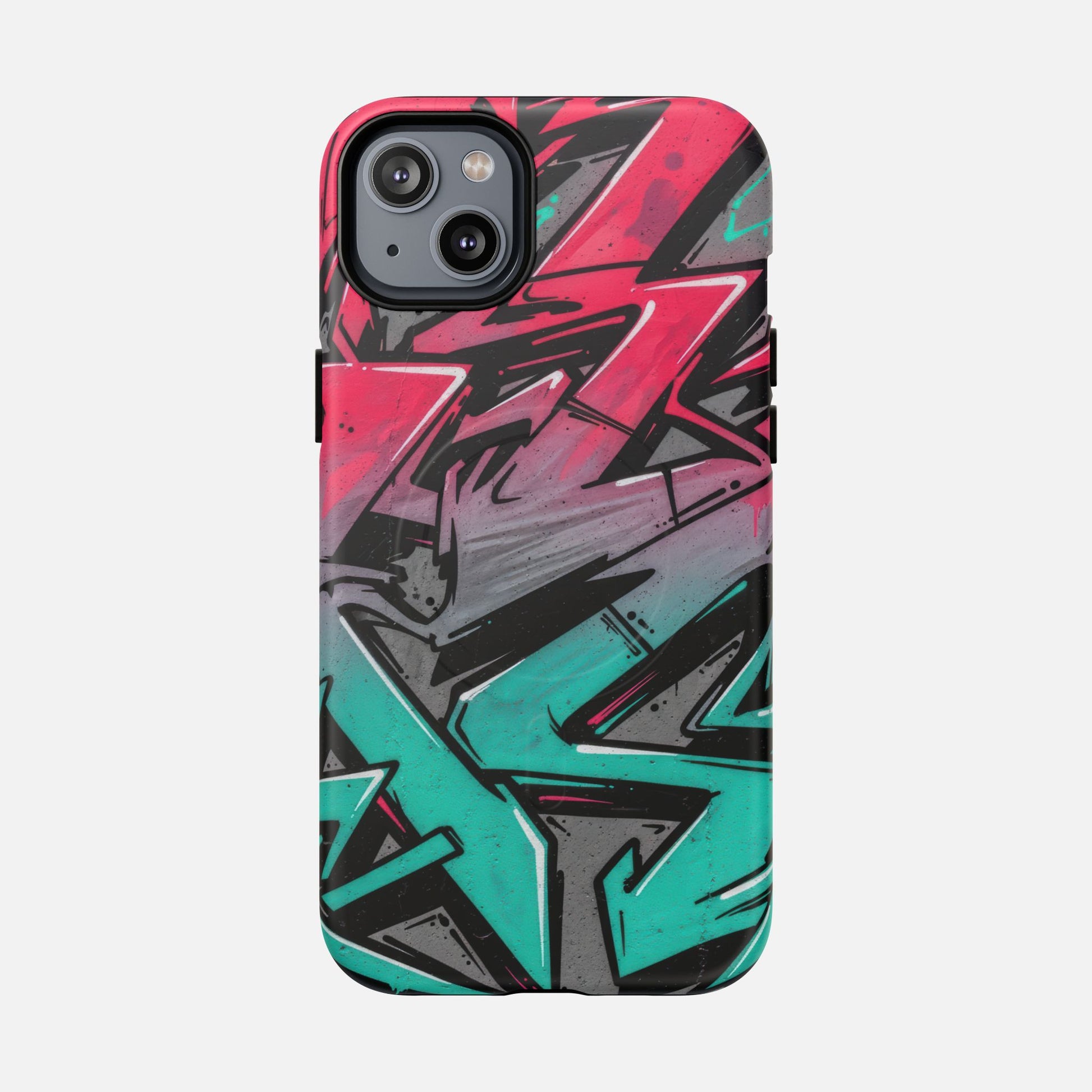 Graffiti Street Art Tough Magnetic Phone Case iPhone 14 Plus Matte Phone Case
