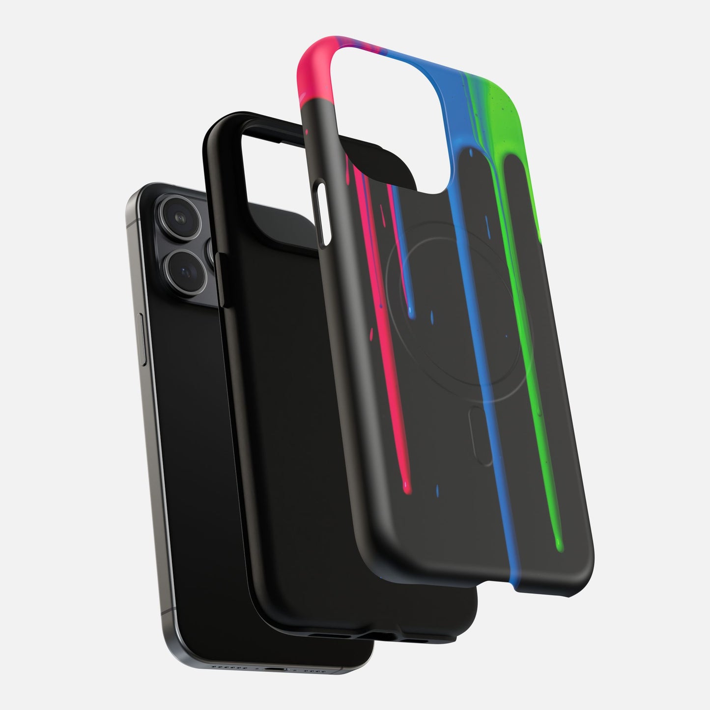 Neon Drip iPhone Case — Tough Magnetic | MagSafe Compatible