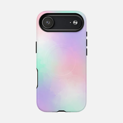 Pastel Gradient Soft Pink, Mint & Lavender iPhone Case — Tough Magnetic | MagSafe Compatible