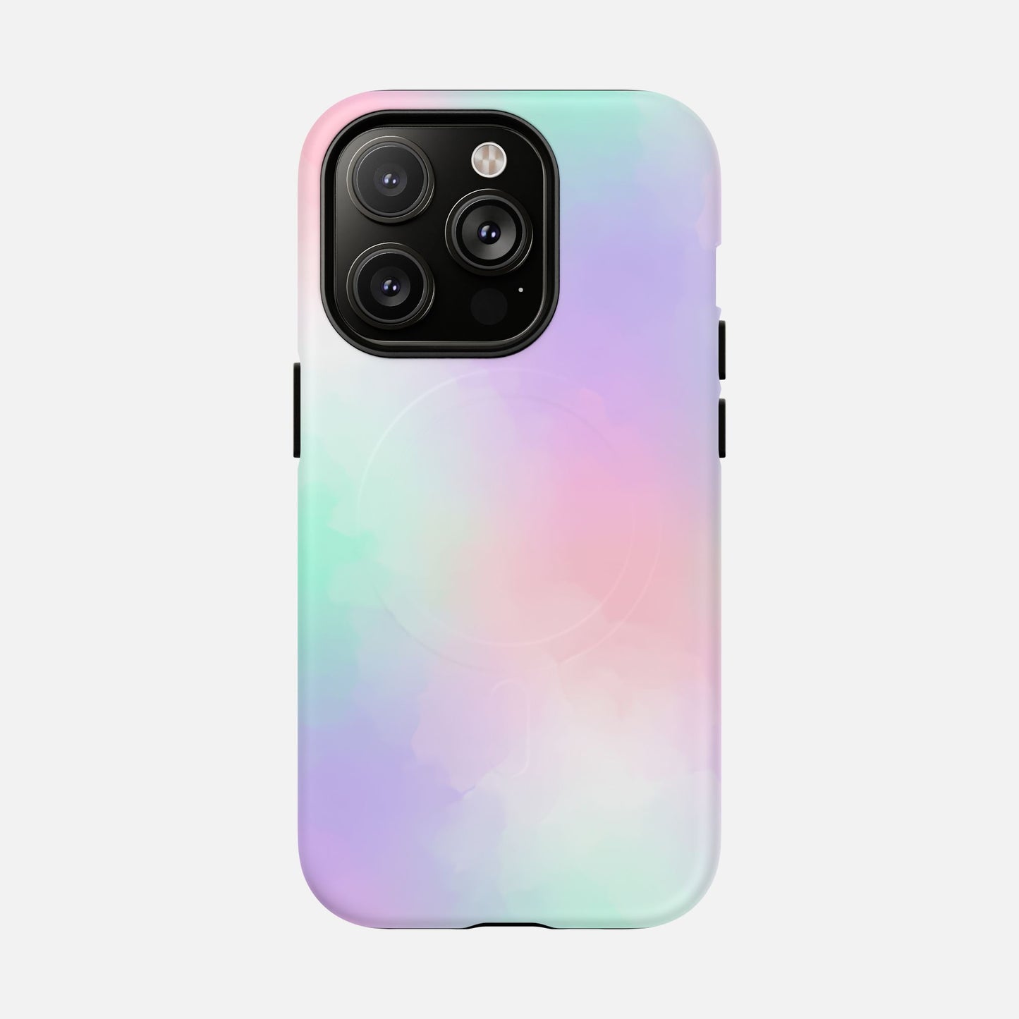 Pastel Gradient Soft Pink, Mint & Lavender iPhone Case — Tough Magnetic | MagSafe Compatible