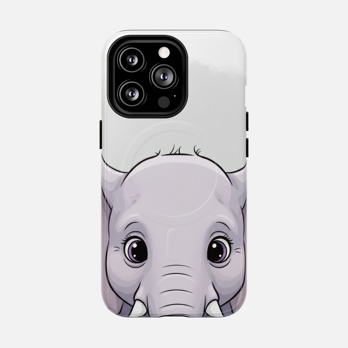 Cute Elephant iPhone Case — Tough Magnetic | MagSafe Compatible