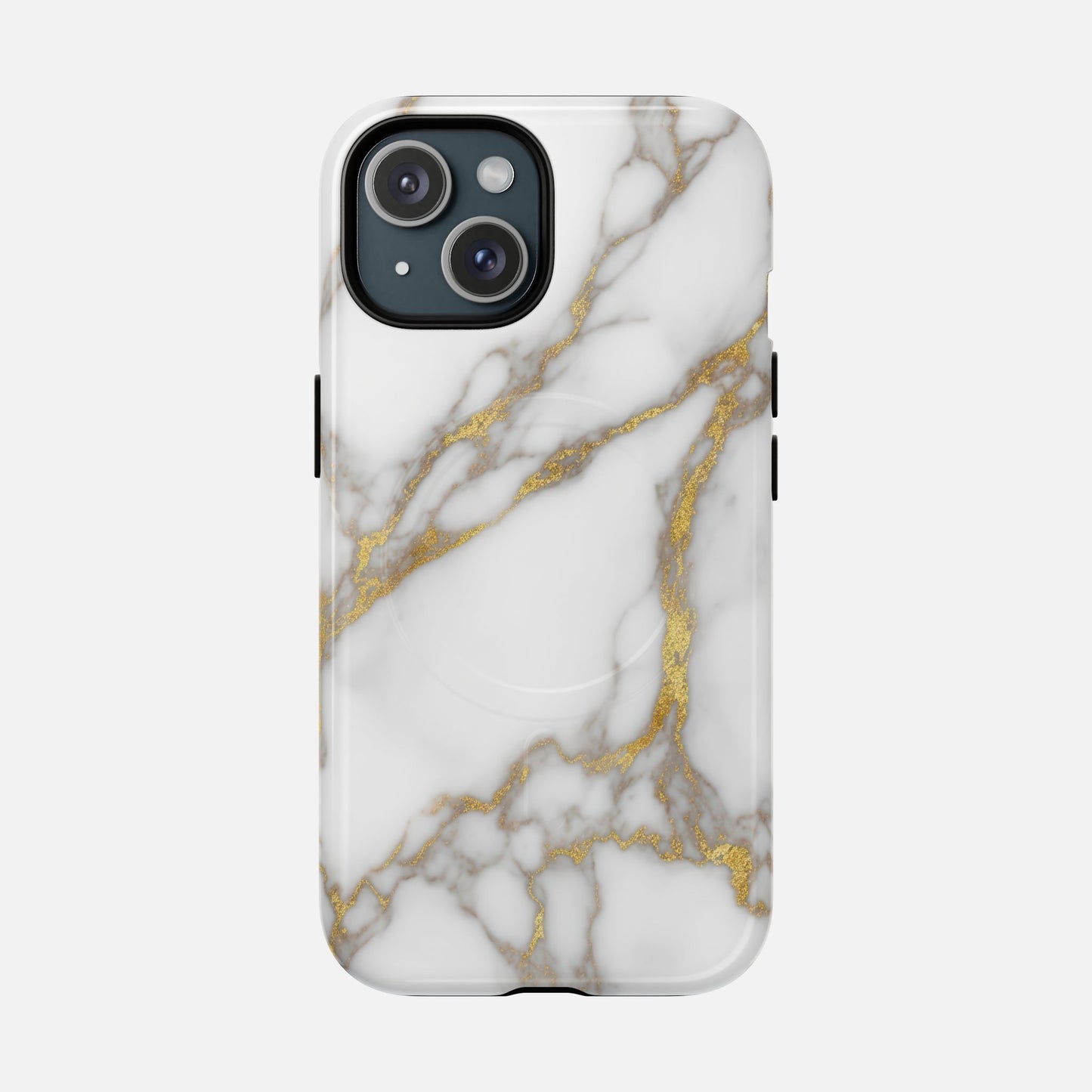 Marble Gold iPhone Case — Tough Magnetic | MagSafe Compatible
