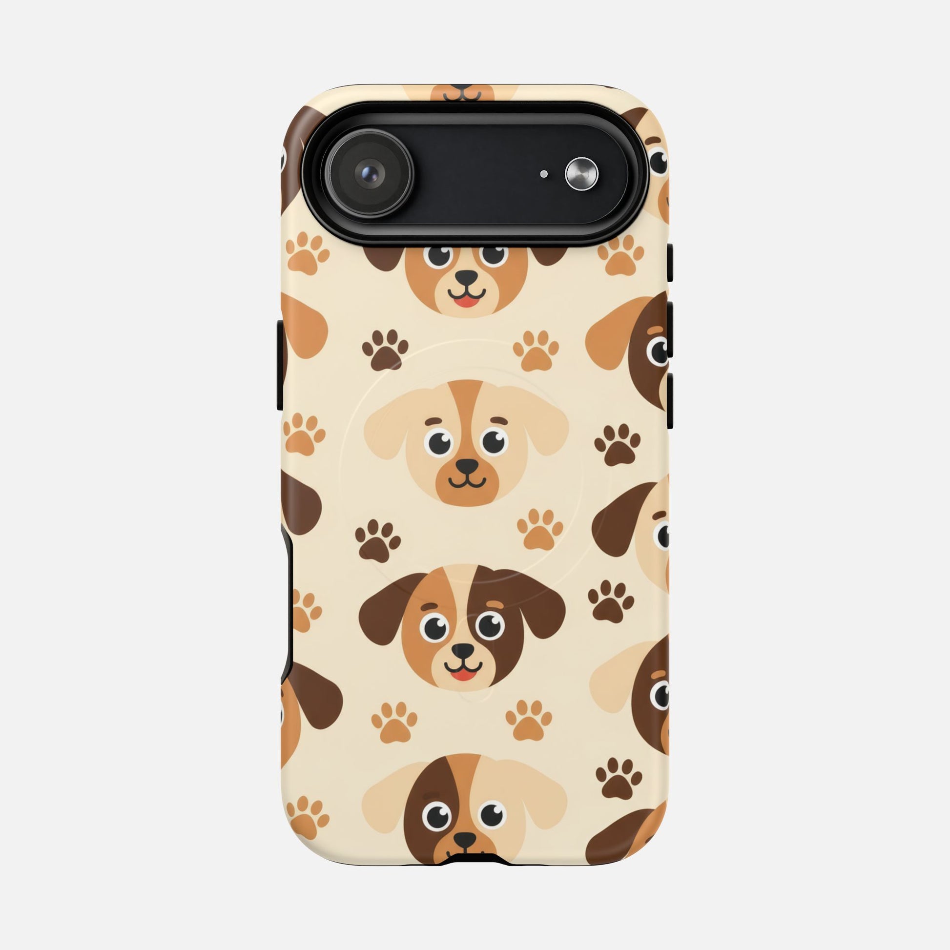 Cute Cartoon Puppy Paw Tough Magnetic Phone Case iPhone 17 Air Matte Phone Case