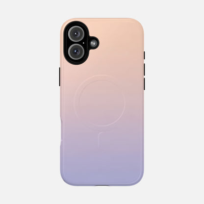 Gradient With Rose Gold to Lavender iPhone Case — Tough Magnetic | MagSafe Compatible