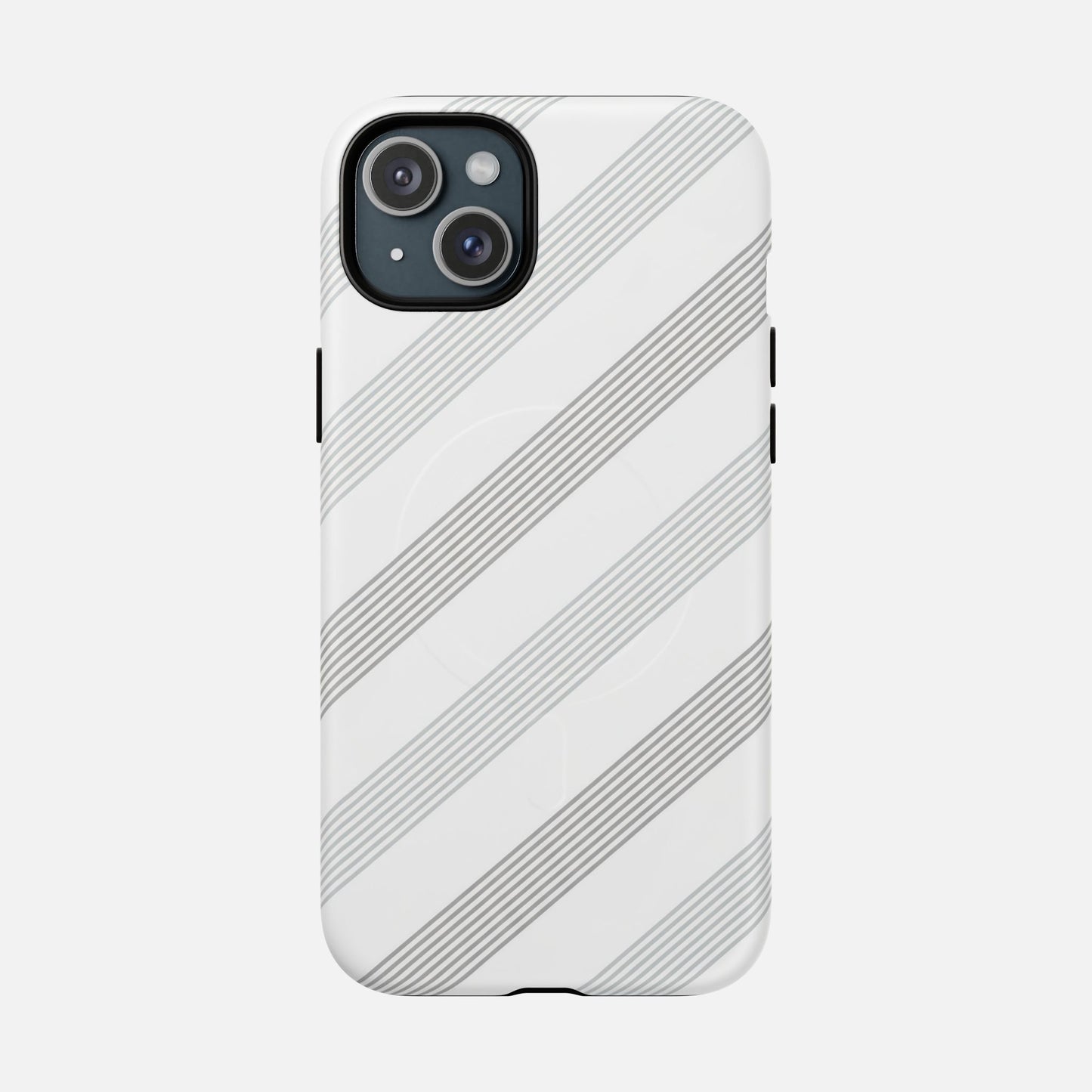 Minimal Diagonal Stripe iPhone Case — Tough Magnetic | MagSafe Compatible