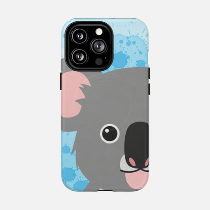 Cute Cartoon Koala iPhone Case — Tough Magnetic | MagSafe Compatible