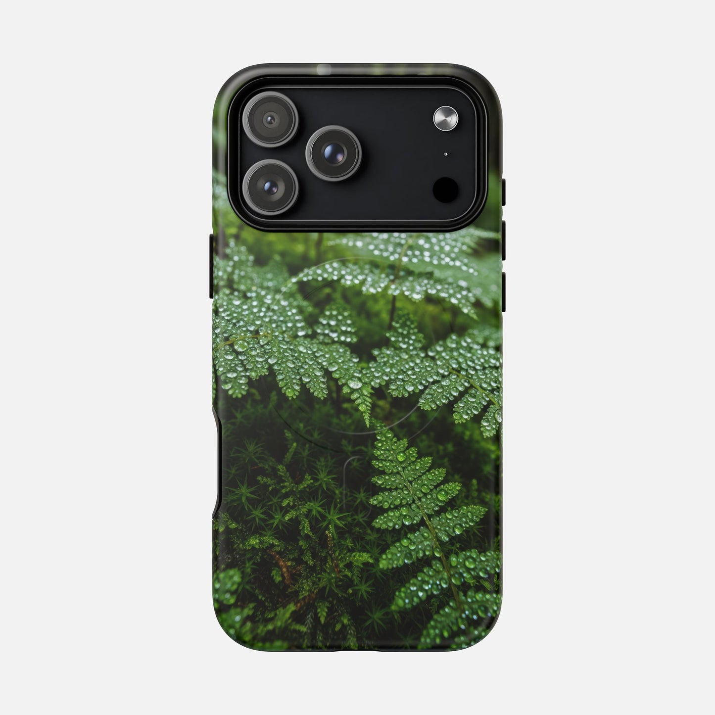 Fern Dew Tough Magnetic Phone Case — Nature Photography Protective Cover iPhone 17 Pro Max Matte Phone Case