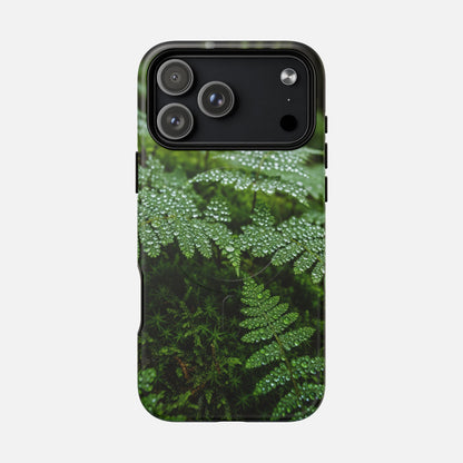 Fern Dew Tough Magnetic Phone Case — Nature Photography Protective Cover iPhone 17 Pro Max Matte Phone Case