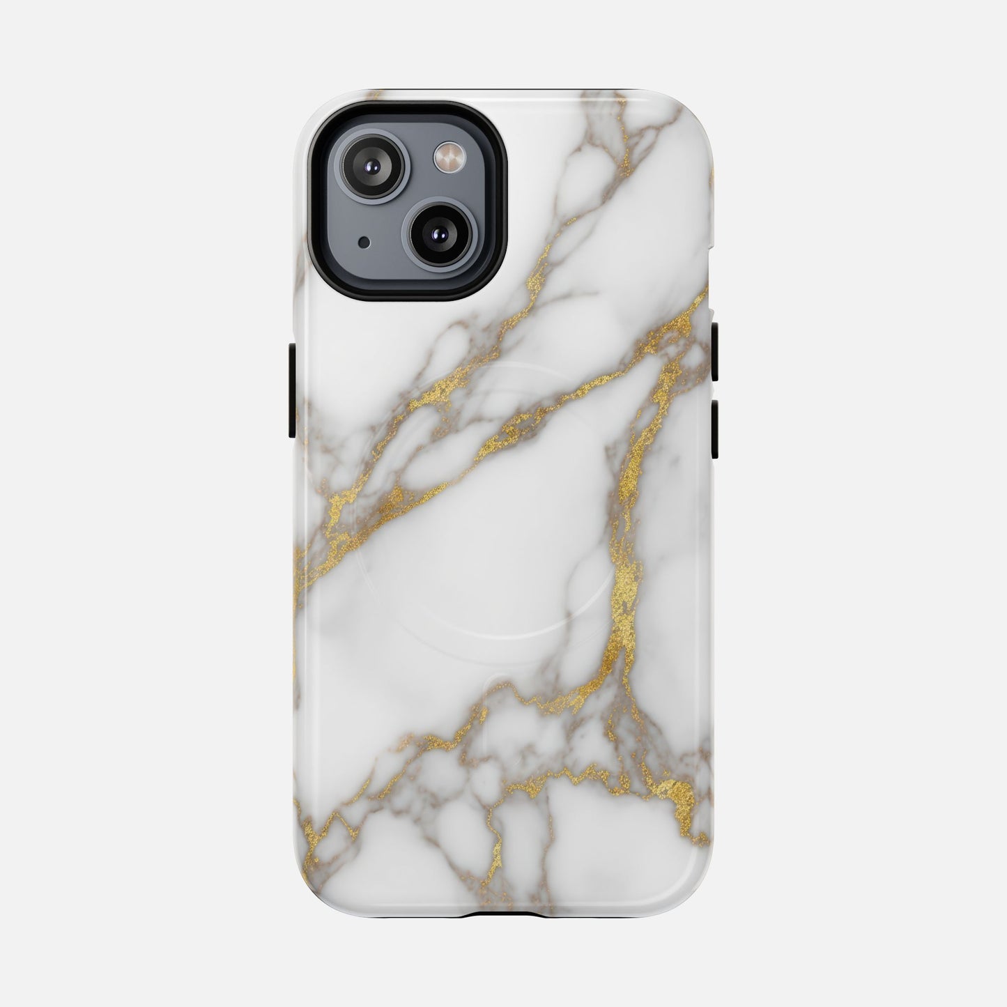 Marble Gold iPhone Case — Tough Magnetic | MagSafe Compatible