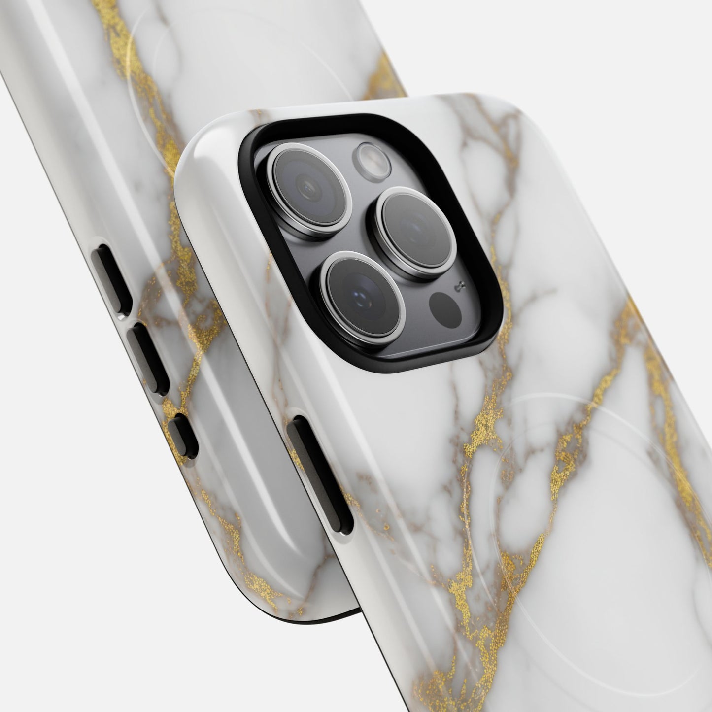 Marble Gold iPhone Case — Tough Magnetic | MagSafe Compatible