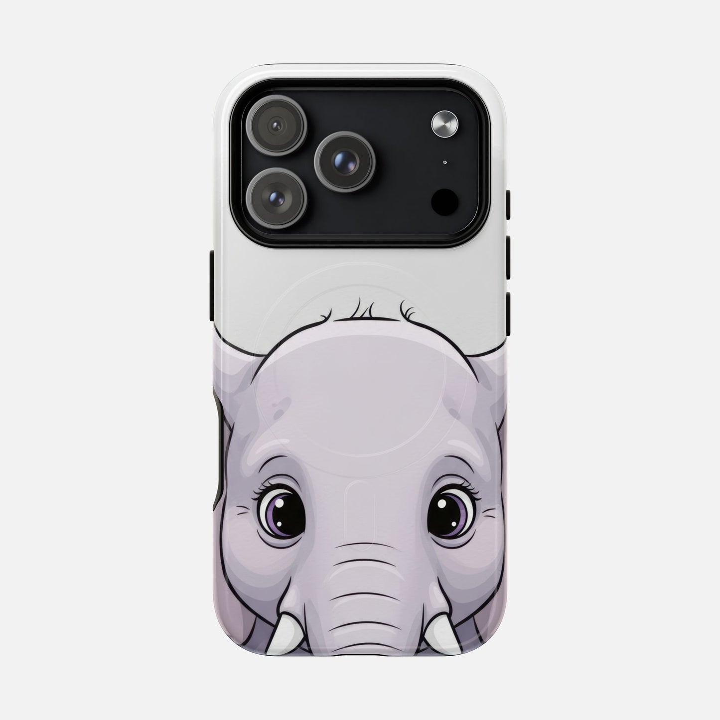 Cute Elephant iPhone Case — Tough Magnetic | MagSafe Compatible
