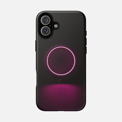 Neon Ring iPhone Case — Tough Magnetic | MagSafe Compatible