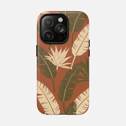 Tropical Leaf iPhone Case — Tough Magnetic | MagSafe Compatible