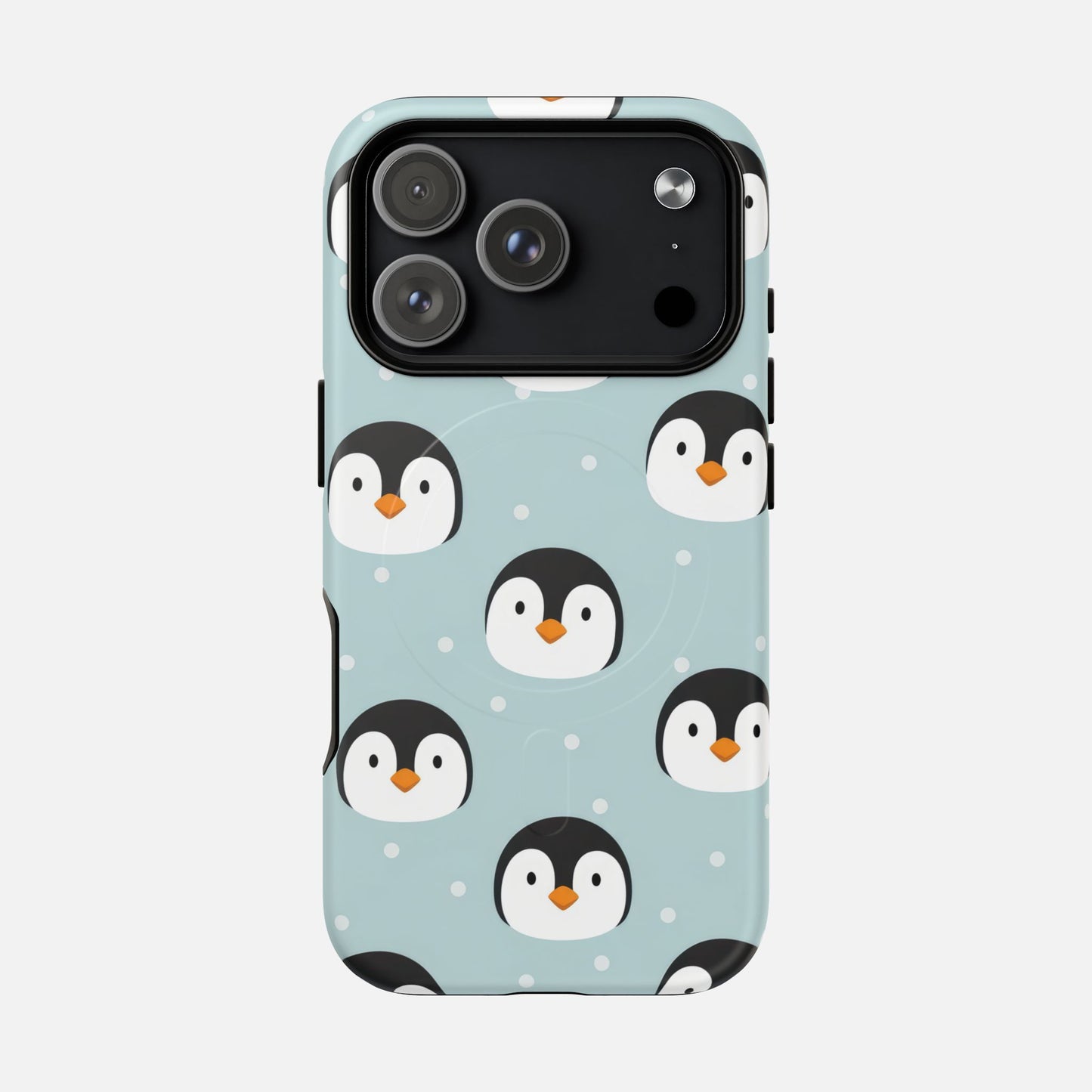 Penguin Pattern iPhone Case — Tough Magnetic | MagSafe Compatible