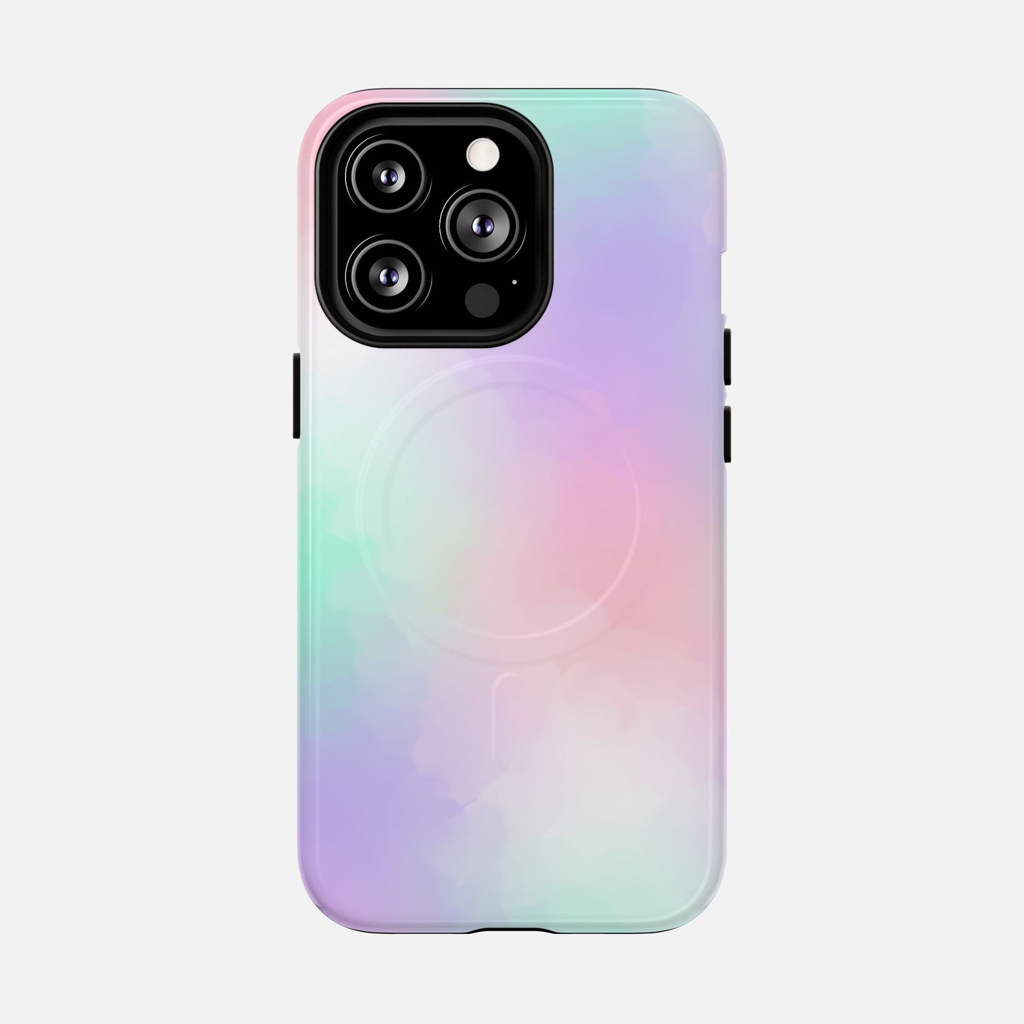 Pastel Gradient Soft Pink, Mint & Lavender iPhone Case — Tough Magnetic | MagSafe Compatible