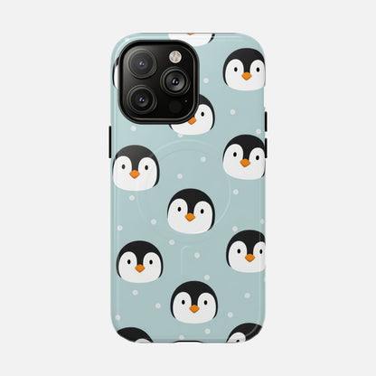 Penguin Pattern iPhone Case — Tough Magnetic | MagSafe Compatible