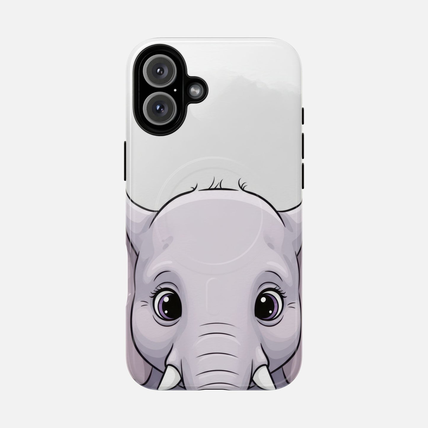 Cute Elephant iPhone Case — Tough Magnetic | MagSafe Compatible