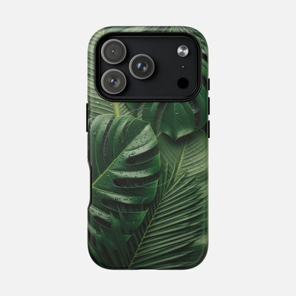 Tropical Monstera Magnetic Phone Case — Tough Protective iPhone Cover iPhone 17 Pro Matte Phone Case
