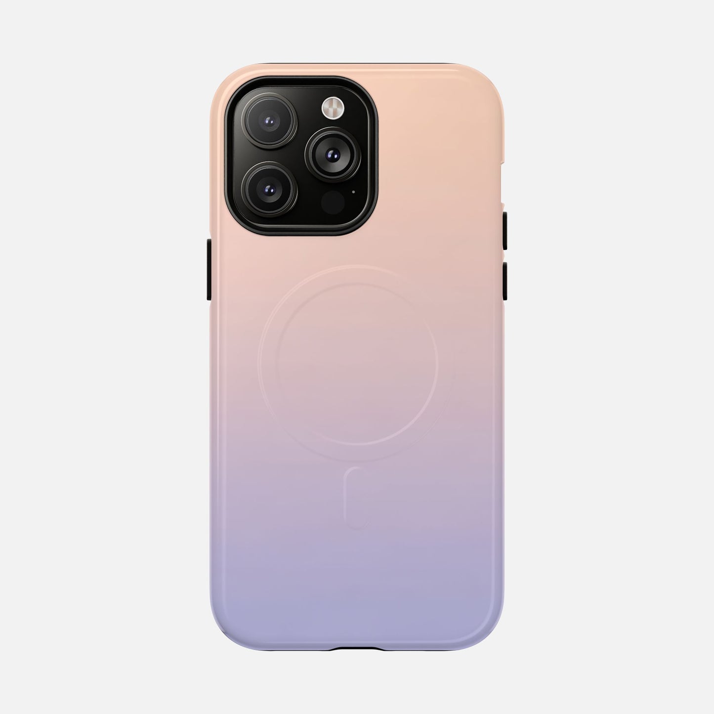 Gradient With Rose Gold to Lavender iPhone Case — Tough Magnetic | MagSafe Compatible