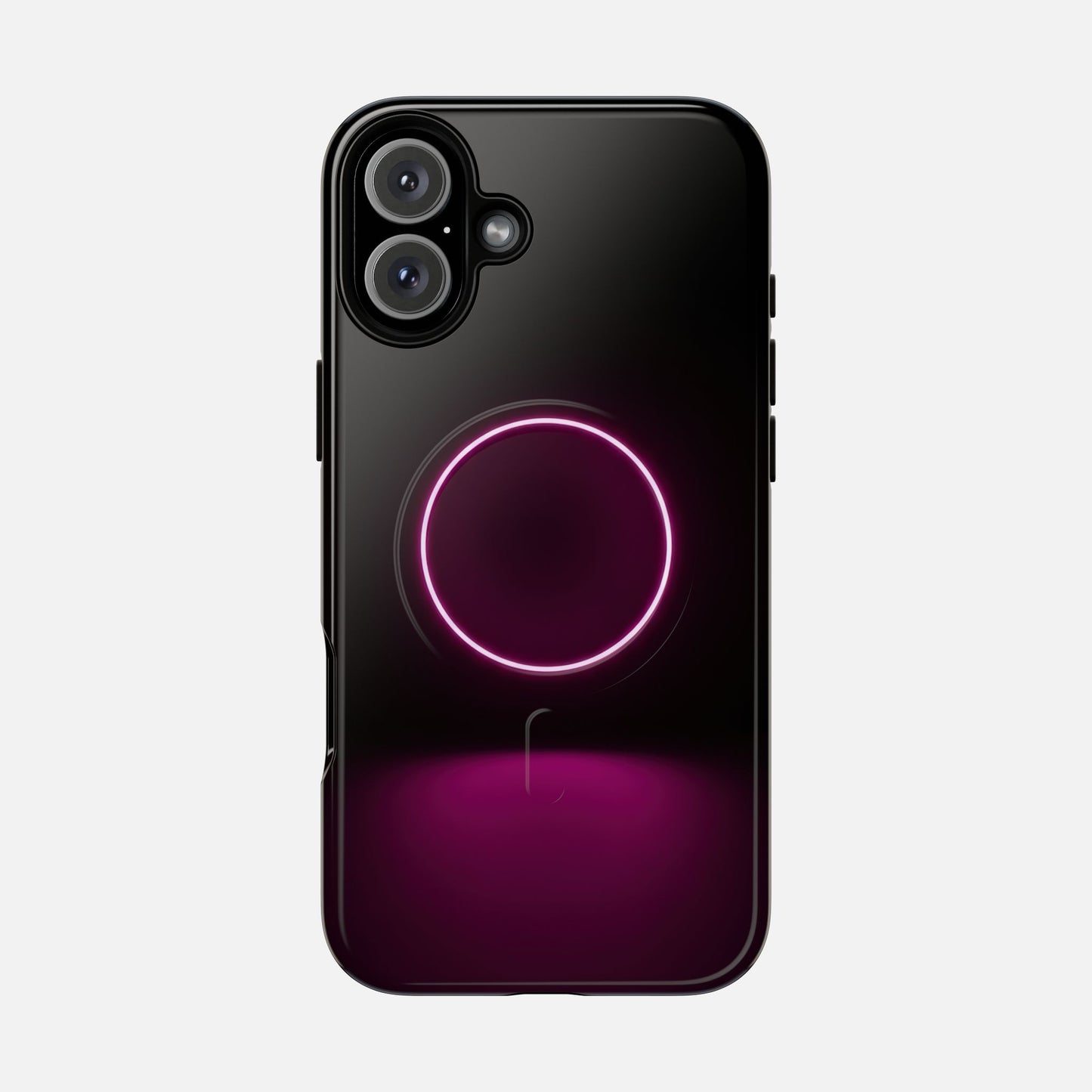 Neon Ring iPhone Case — Tough Magnetic | MagSafe Compatible