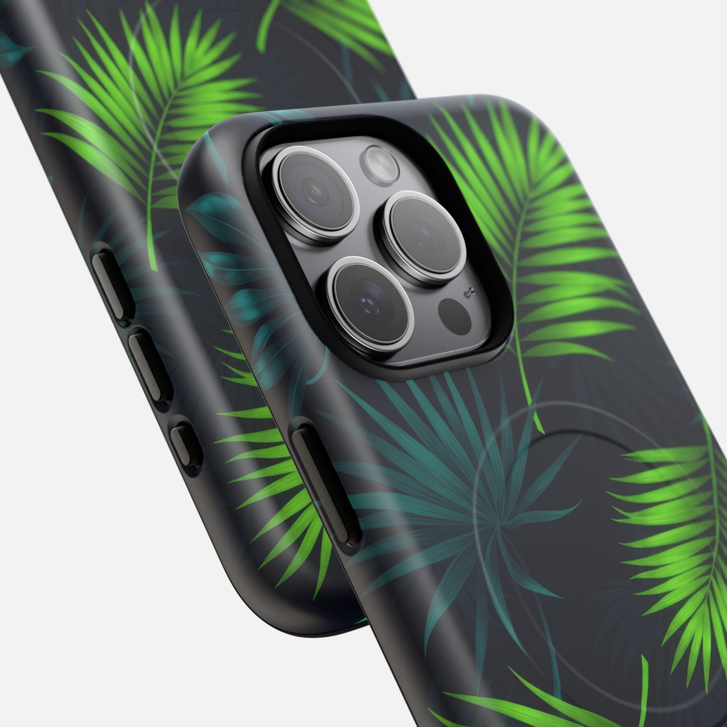 Green Leaf Design iPhone Case — Tough Magnetic | MagSafe Compatible